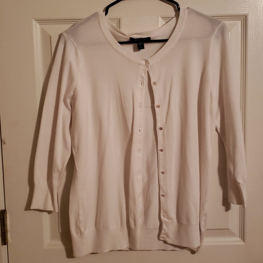 Cyrus White Cardigan